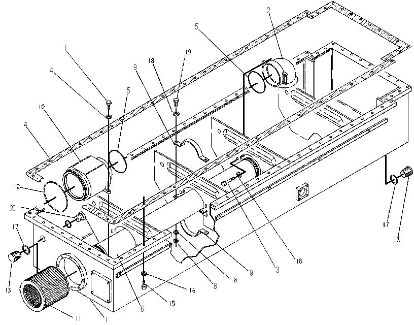 Поддон масляный 7W0146 CAT