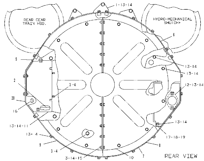 GUARD GP-FLYWHEEL 2W2826 CAT