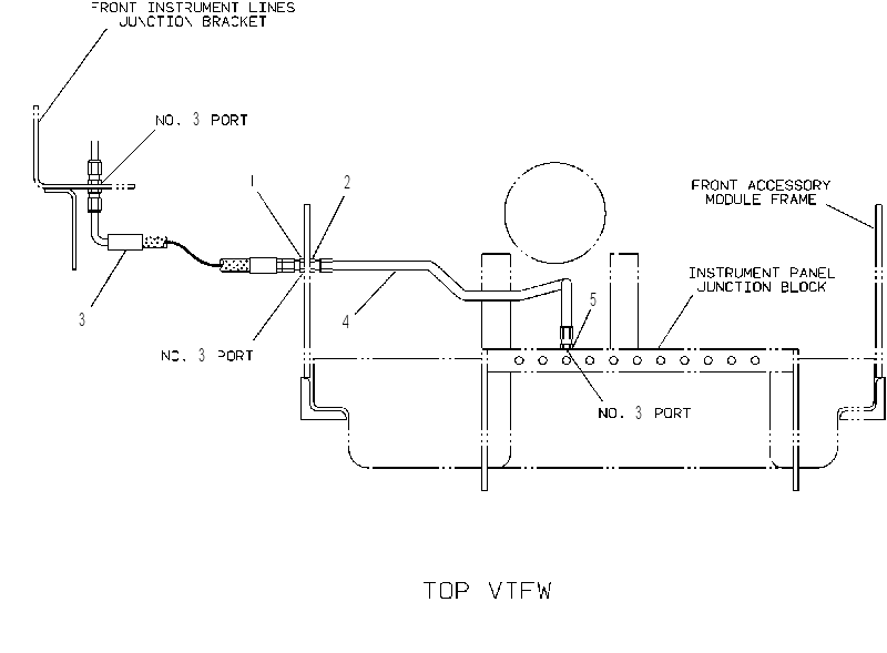 Трубопроводы панели приборов 2W2700 CAT