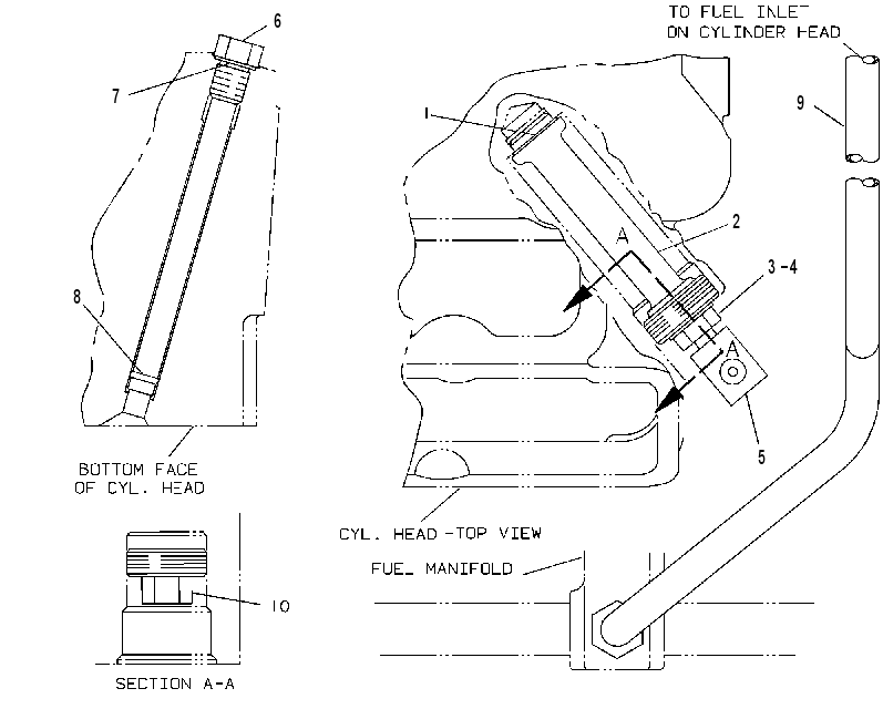 MOUNTING GP-MANUAL VALVE 7C7200 CAT