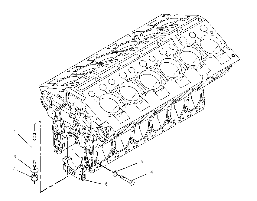 Блок цилиндров в сборе 1490490 CAT