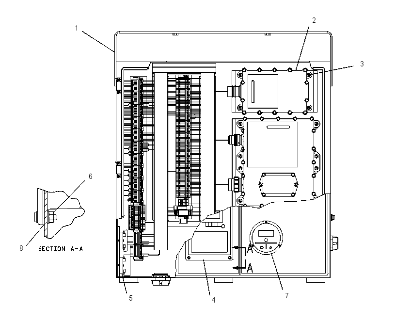 Панель управления 7C6854 CAT