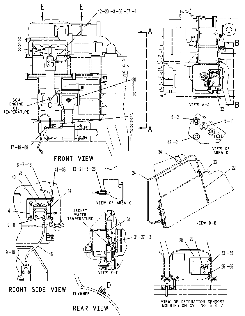Датчик с креплением 7E1791 CAT