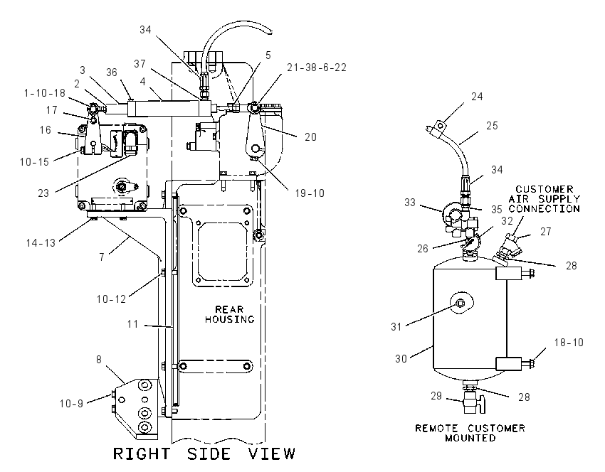 SHUTOFF GP-RACK 1096277 CAT