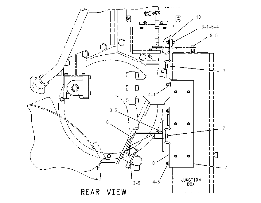 MOUNTING GP-JUNCTION BOX 1008162 CAT