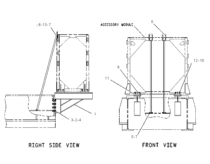 SUPPORT GP-ACCESSORY MODULE 1242446 CAT