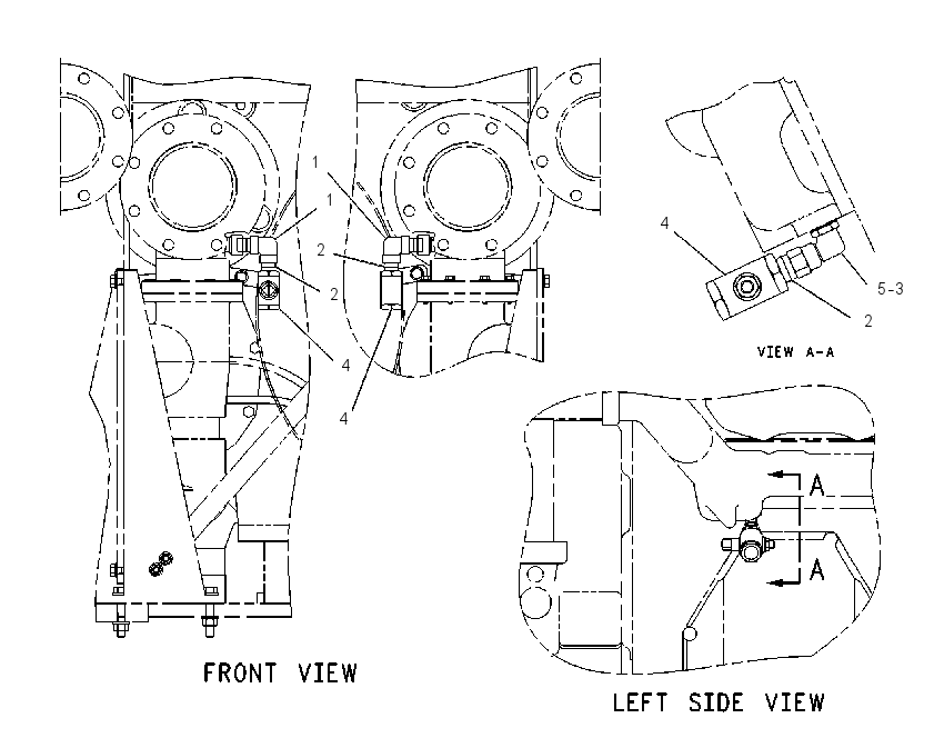 LINES GP-COOLANT DRAIN 1301647 CAT
