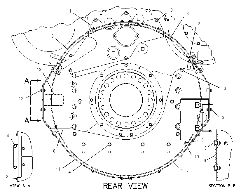 GUARD GP-FLYWHEEL 1270565 CAT