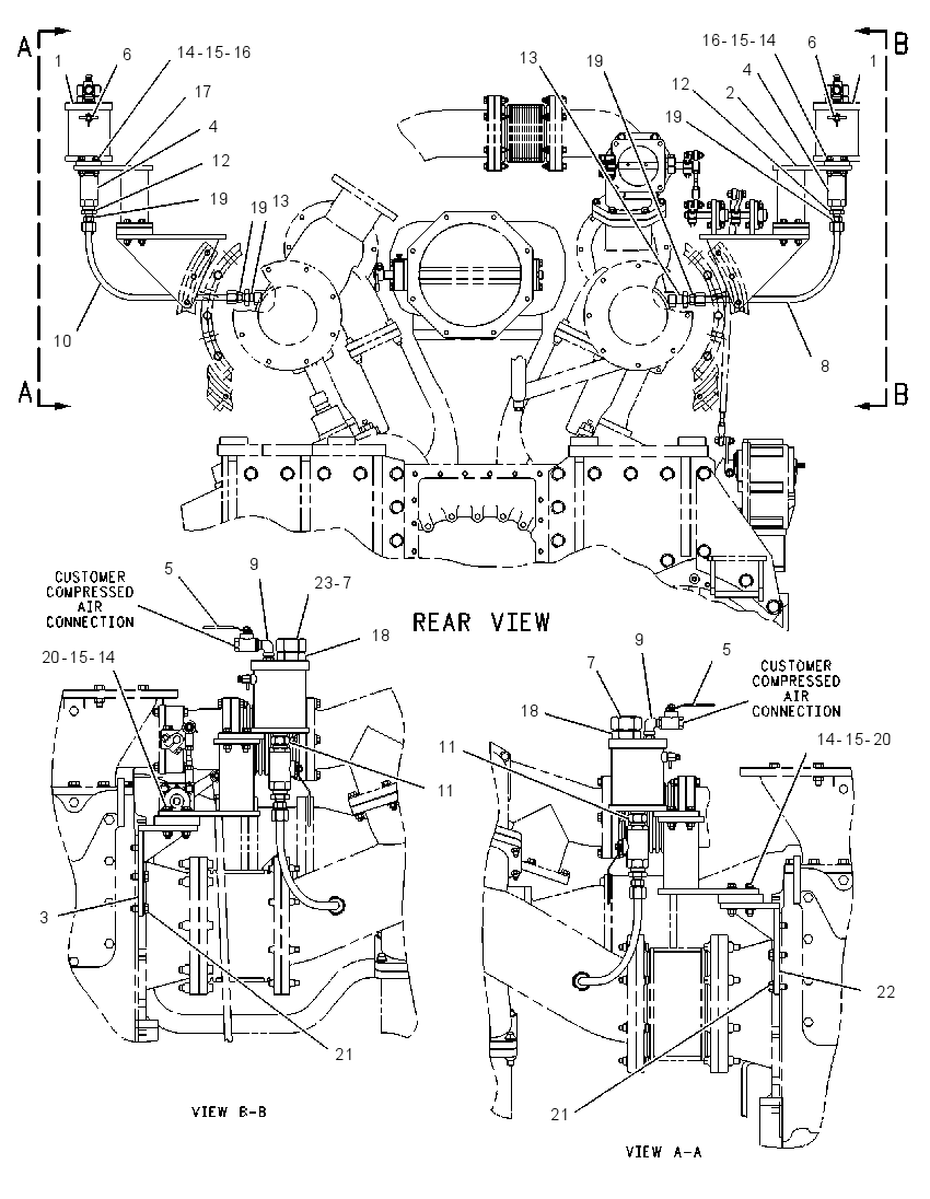 CLEANER GP-TURBOCHARGER 1208155 CAT