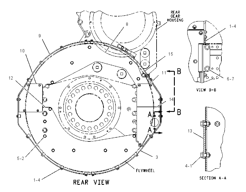 GUARD GP-FLYWHEEL 1339738 CAT
