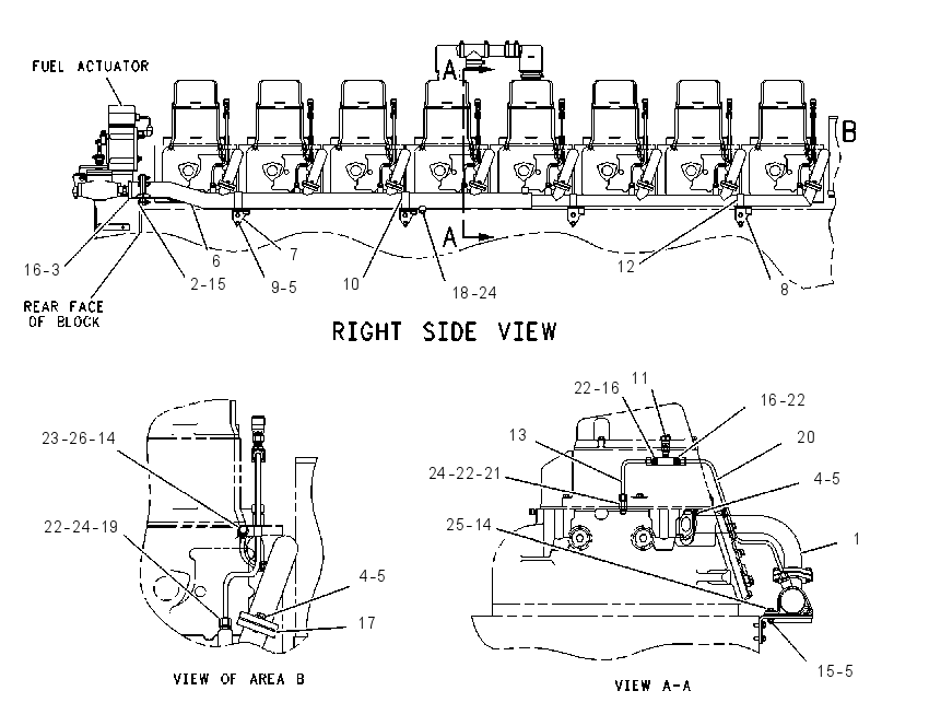 LINES GP-GAS 6I2725 CAT