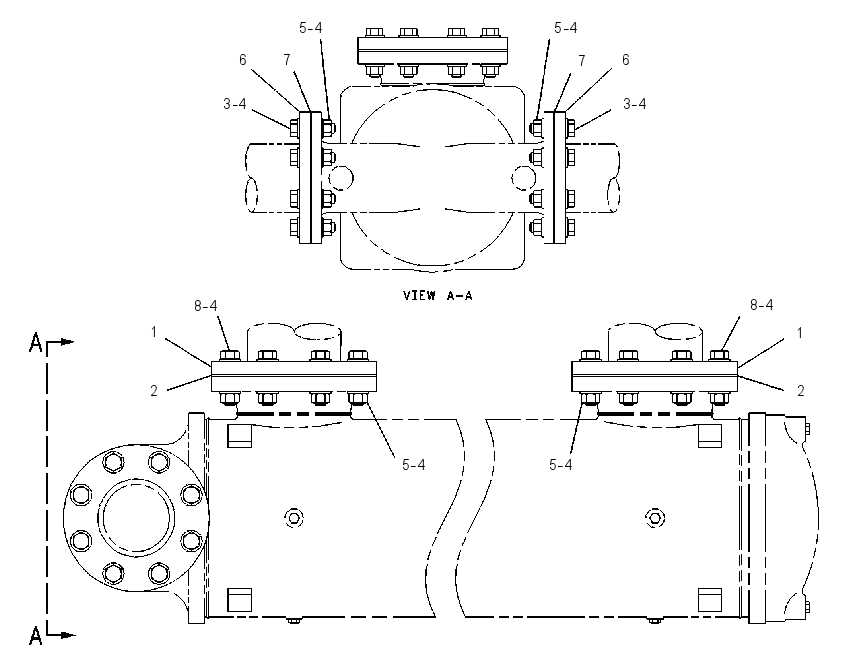 CONNECTION GP-HEAT EXCHANGER 1123291 CAT