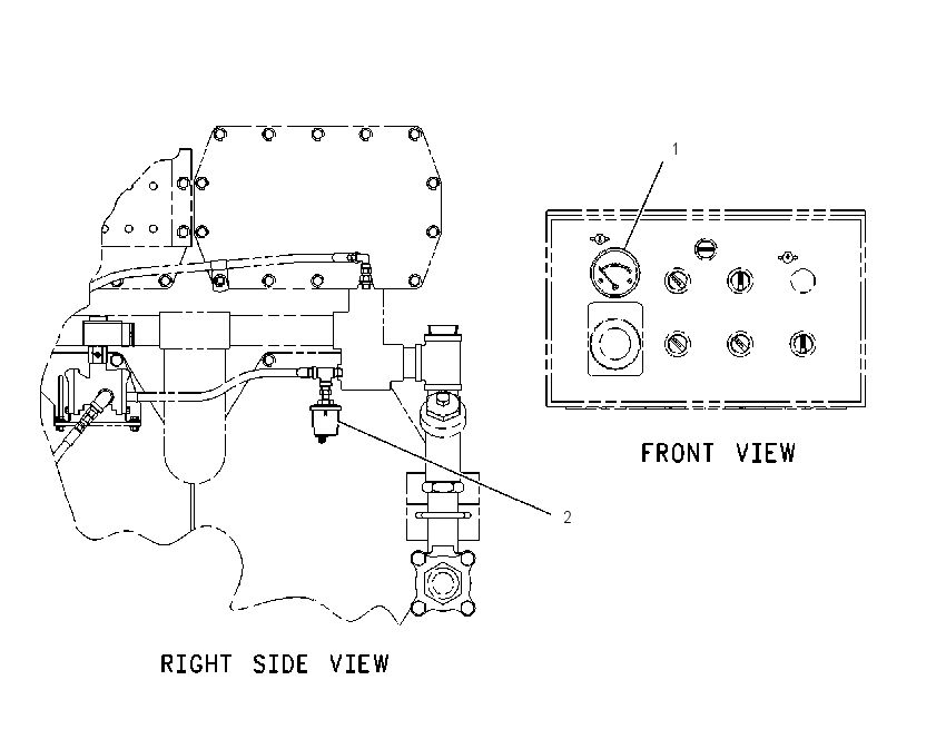GAUGE GP-AIR START PRESSURE 1326778 CAT