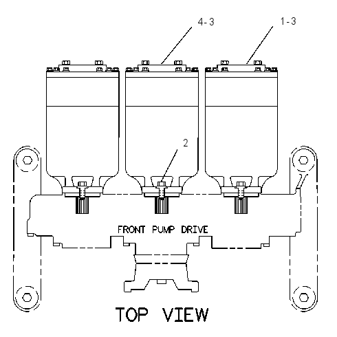 PUMP & MTG GP-IMPLEMENT 8X0067 CAT