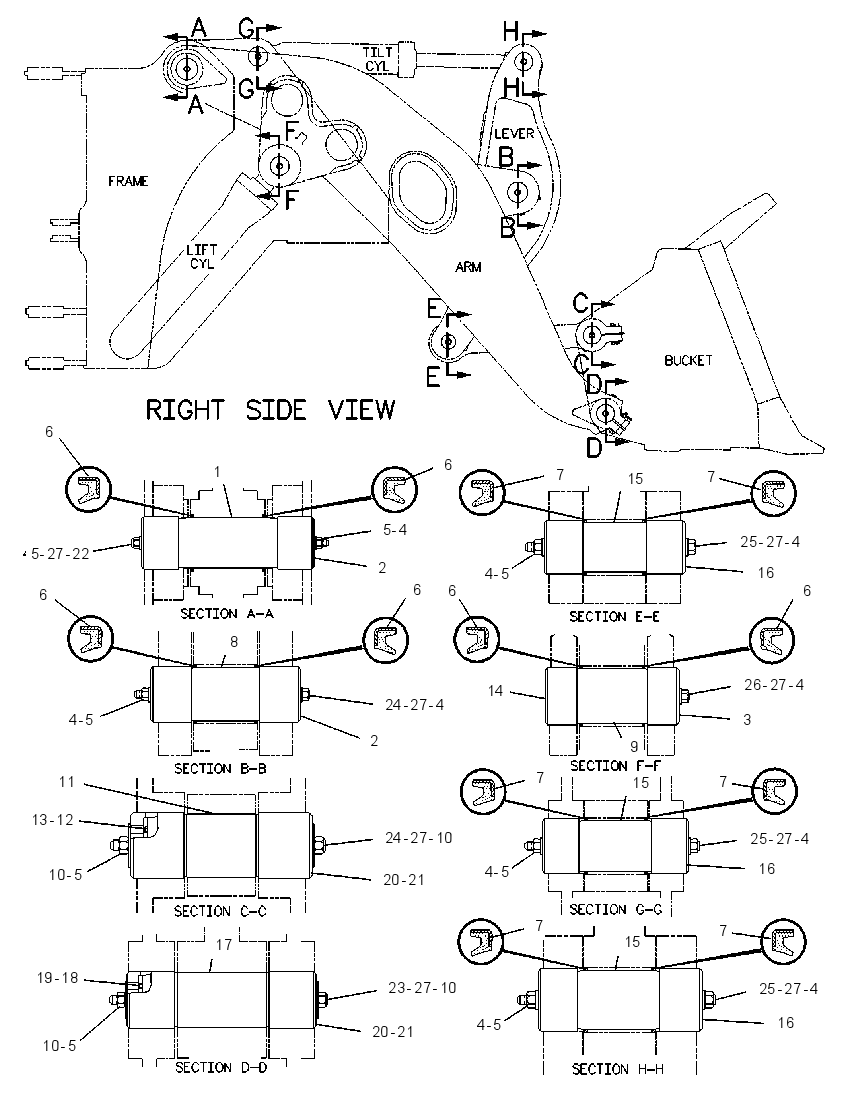 PIN & SEAL GP-LINKAGE 8X1710 CAT