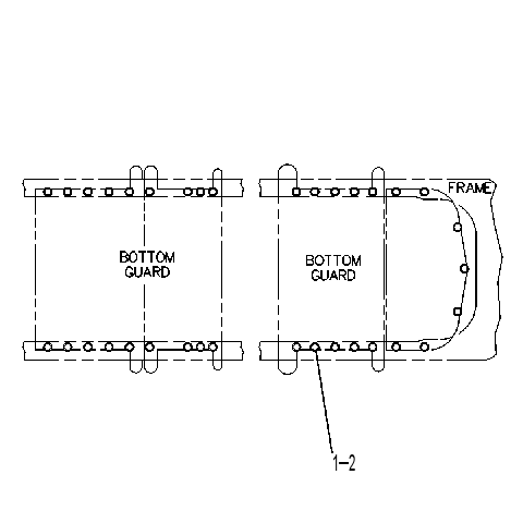FASTENER GP-BOTTOM GUARD 8X1736 CAT
