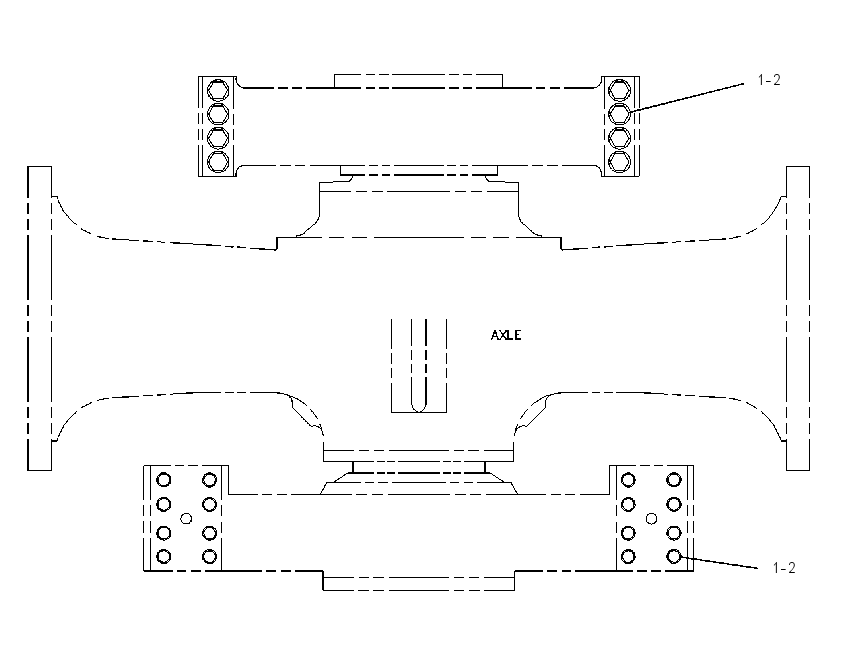 FASTENER GP-OSCILLATING AXLE 8X1741 CAT