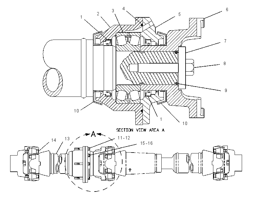 SHAFT GP-PUMP DRIVE 8R4208 CAT