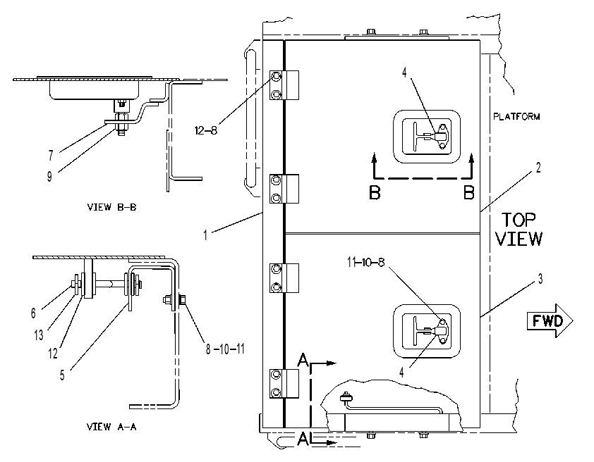 COVER GP-PLATFORM 8X6019 CAT