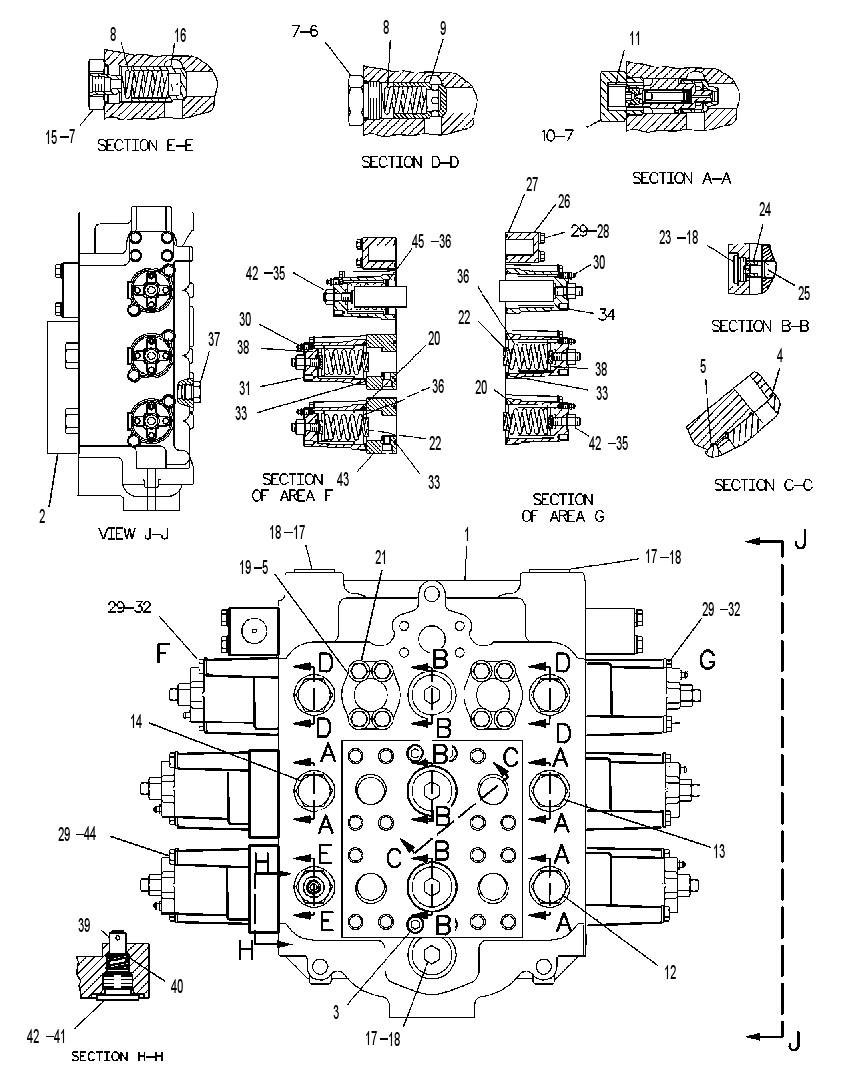 Клапан главный управляющий 9T9003 CAT