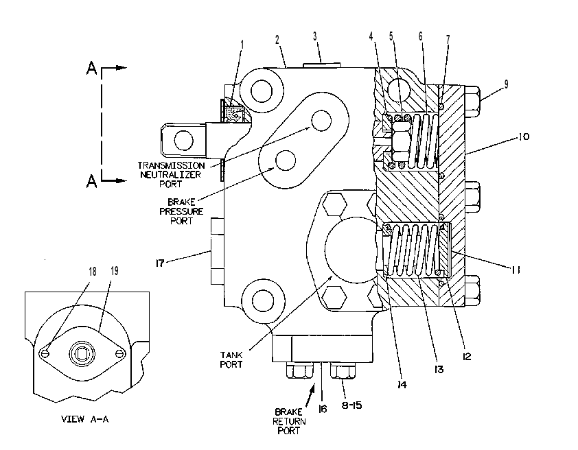 VALVE GP-XMSN NEUTRALIZER CONT 6E0872 CAT