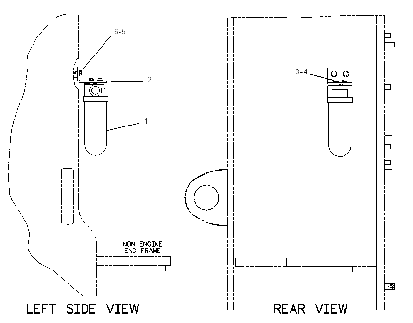 FILTER & MTG GP-POWER TRAIN 7I4819 CAT