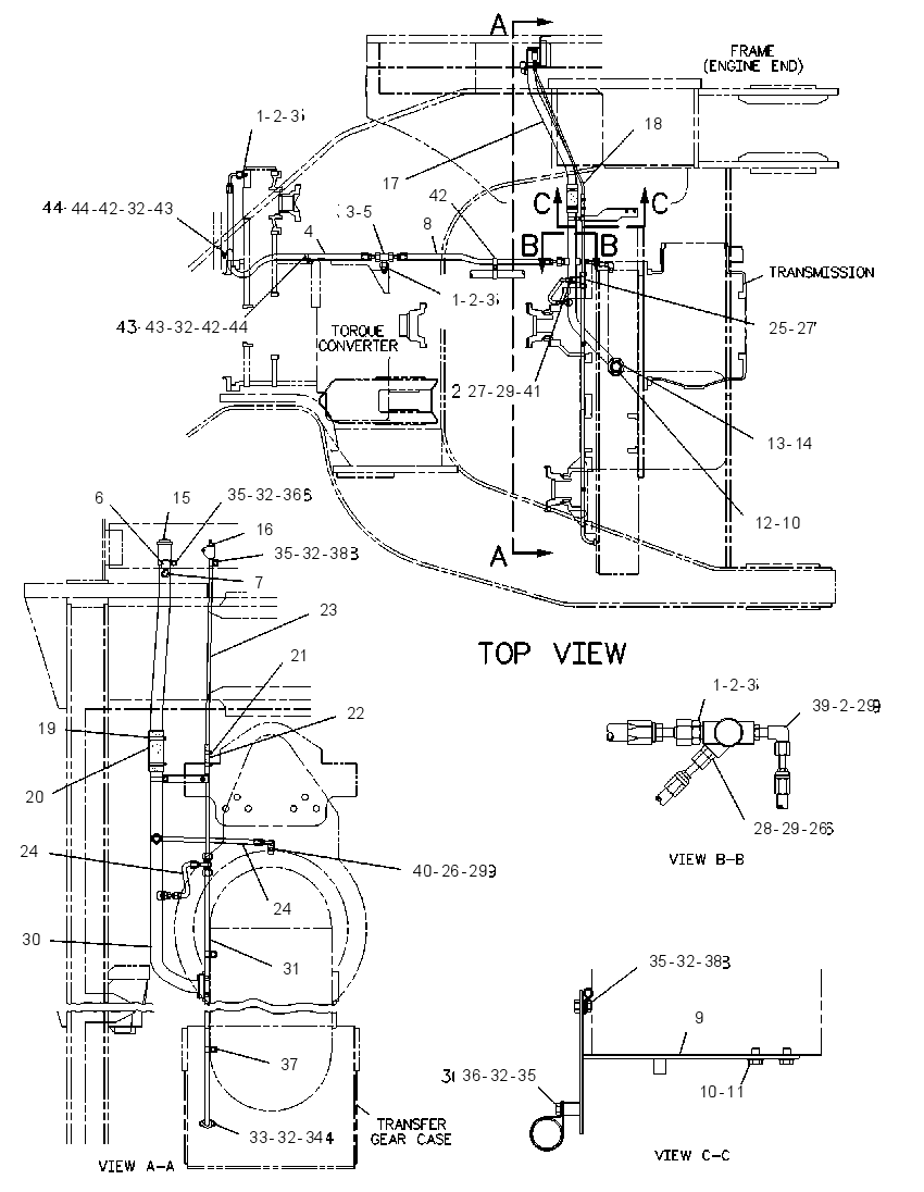 Заливная горловина масла трансмиссии 8X0087 CAT