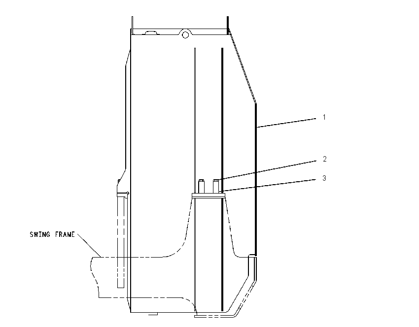 Бак топливный с креплением 6I7176 CAT