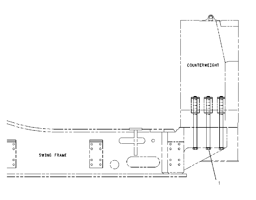 FASTENER GP-COUNTERWEIGHT 6I7235 CAT