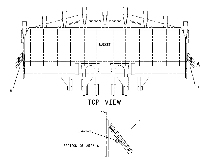 WING GP-BUCKET 7I5500 CAT