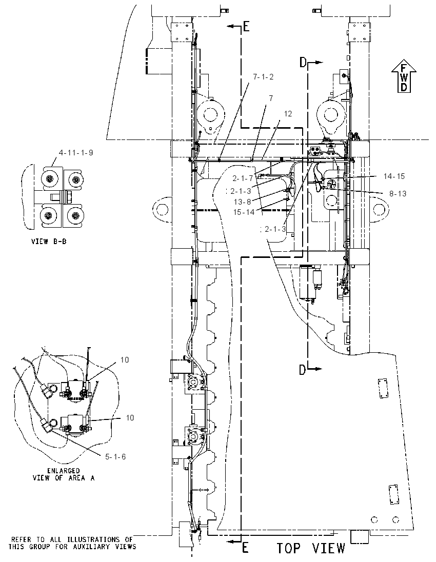 Проводка шасси 8X8498 CAT