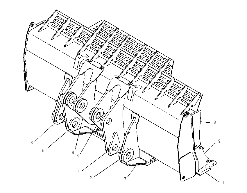 BUCKET AS-IRON 1022570 CAT