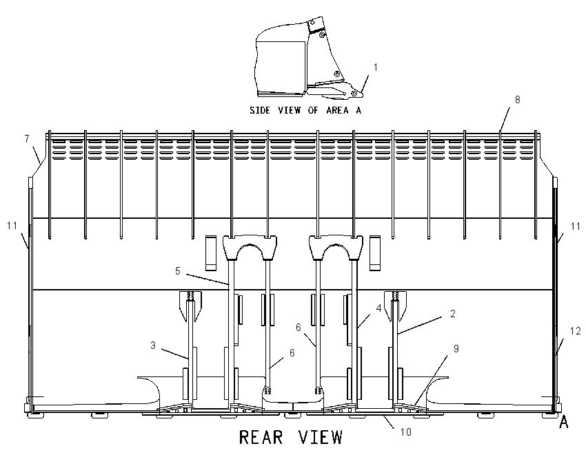 BUCKET AS-COAL 1016756 CAT