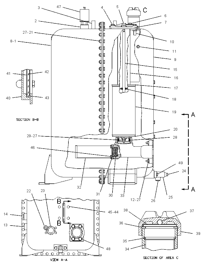 TANK & FILTER GP-STEERING 6E6297 CAT