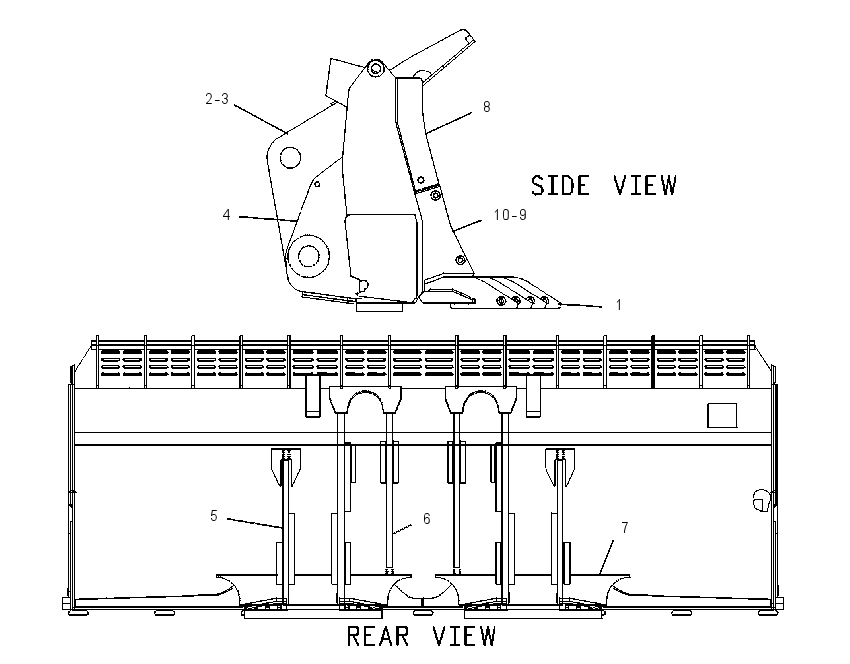 BUCKET AS-IRON 1022592 CAT