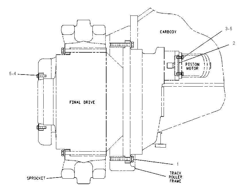 FASTENER GP-FINAL DRIVE & MTR 1082720 CAT