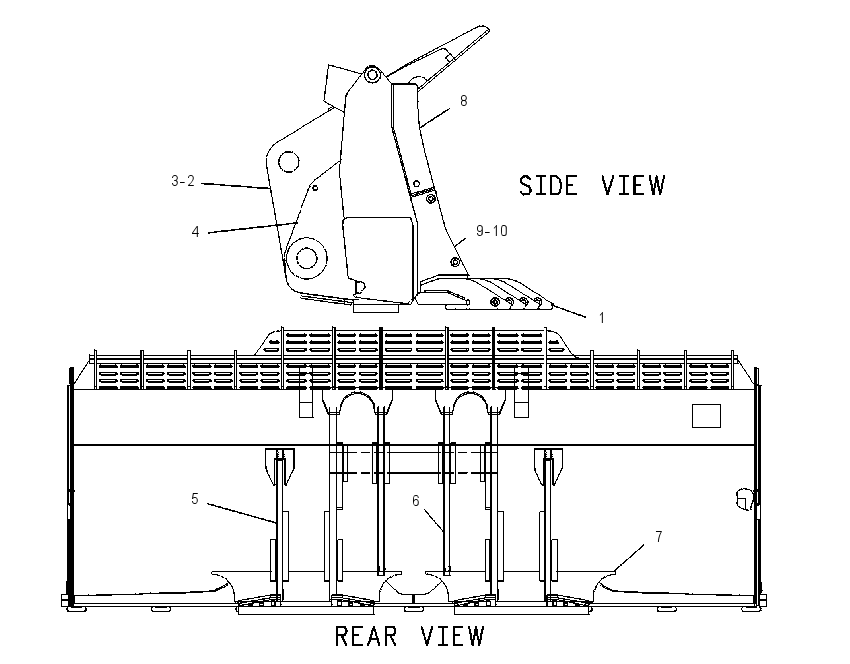 BUCKET AS-IRON 1022505 CAT
