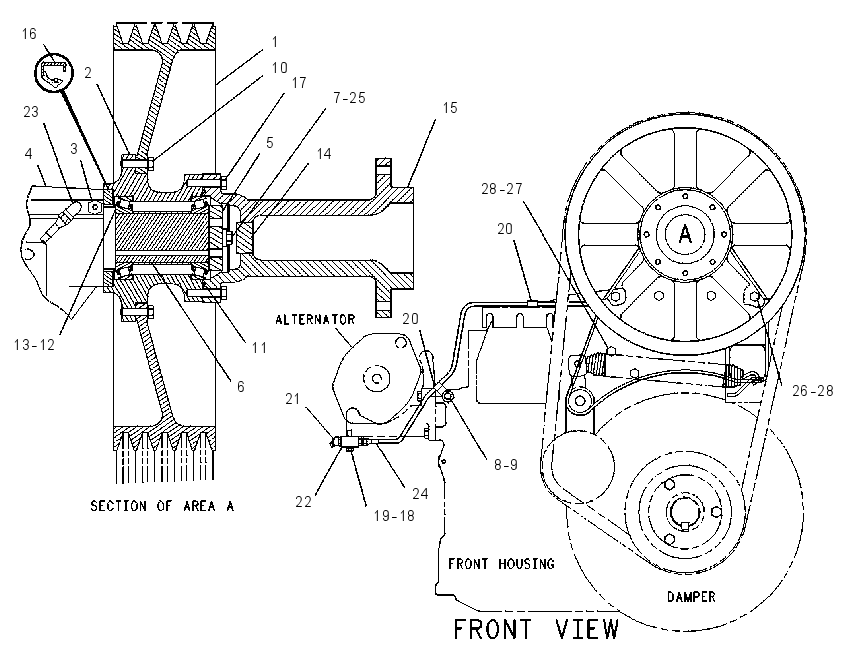 DRIVE AR-FAN 1052271 CAT