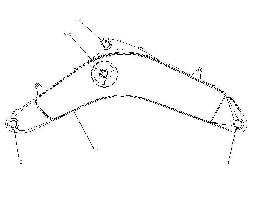 BOOM & BEARING AS-MASS EX 1082952 CAT
