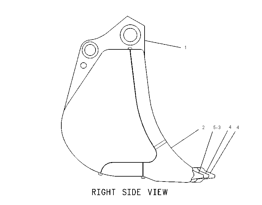 BUCKET AS-MASS EXCAVATOR 1092153 CAT