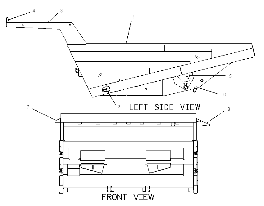 BODY & CANOPY AS 8X9700 CAT