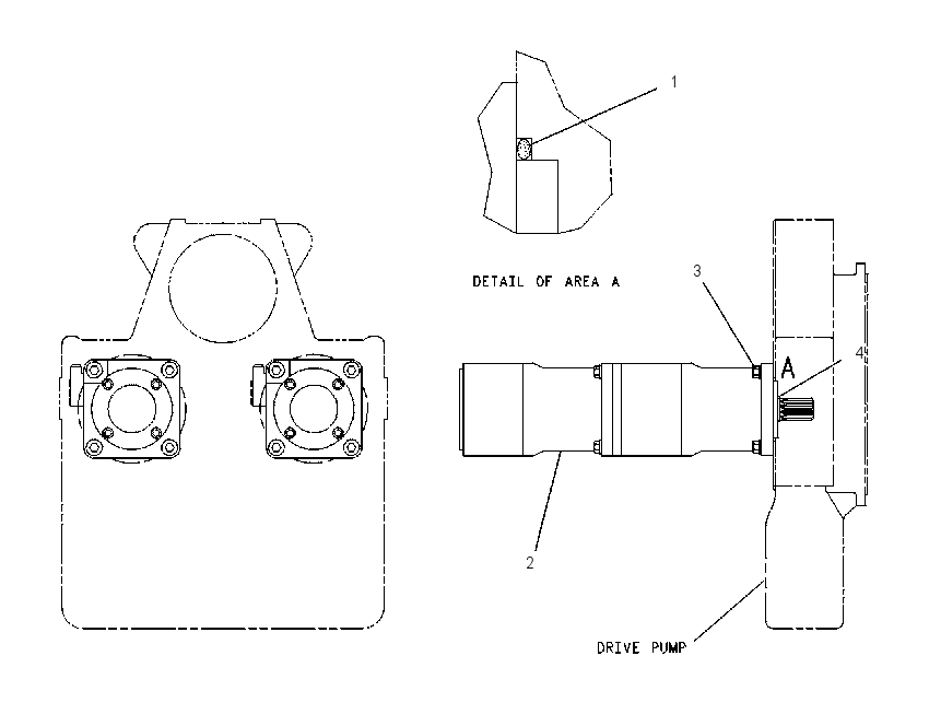 PUMP & MTG GP-IMPLEMENT 1065131 CAT
