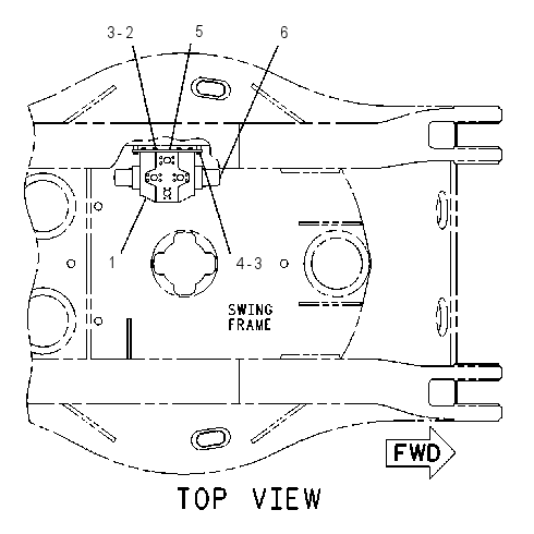 VALVE & MTG GP-SWING MOTOR 1082496 CAT