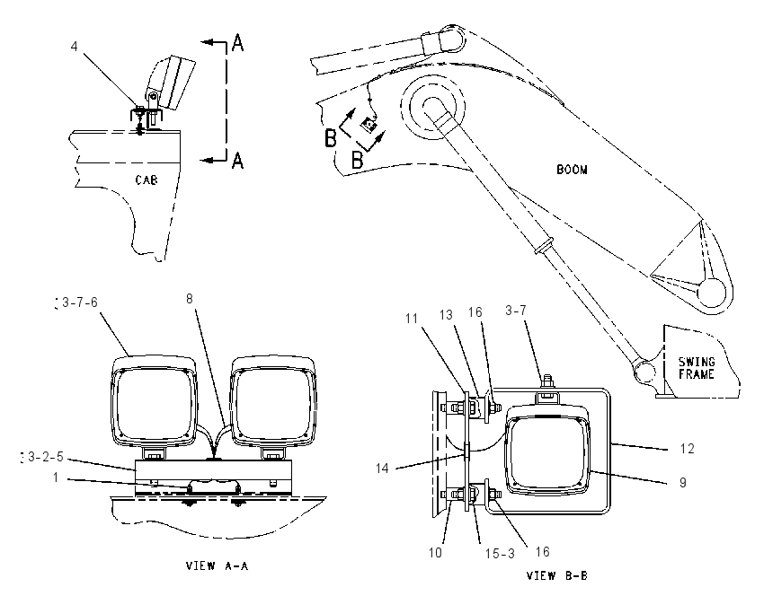 LIGHTING GP-MASS EXCAVATOR 1119854 CAT