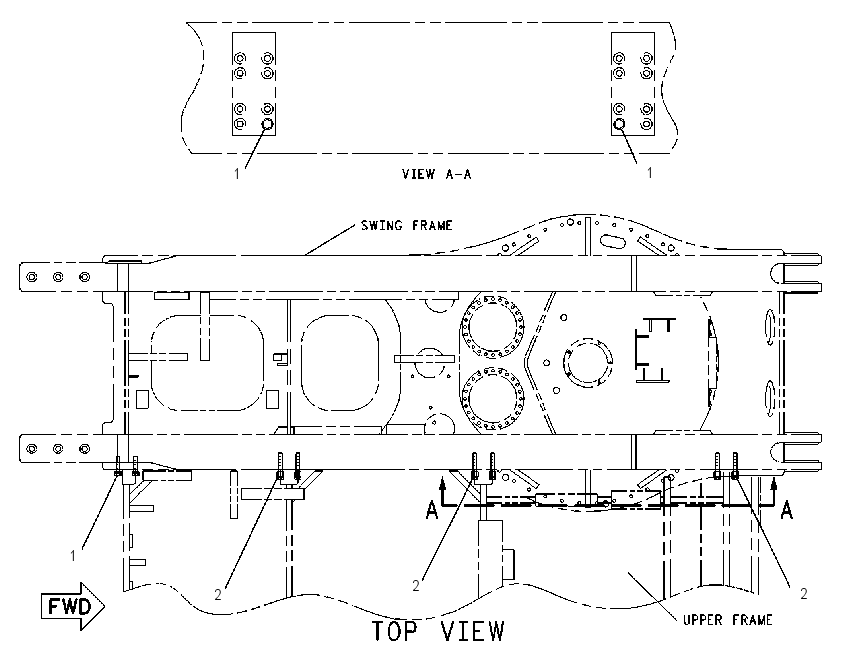 FASTENER GP-FRAME 6I7238 CAT