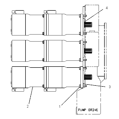PUMP & MTG GP-IMPLEMENT 1082493 CAT