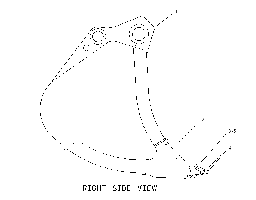 BUCKET AS-MASS EXCAVATOR 1188521 CAT