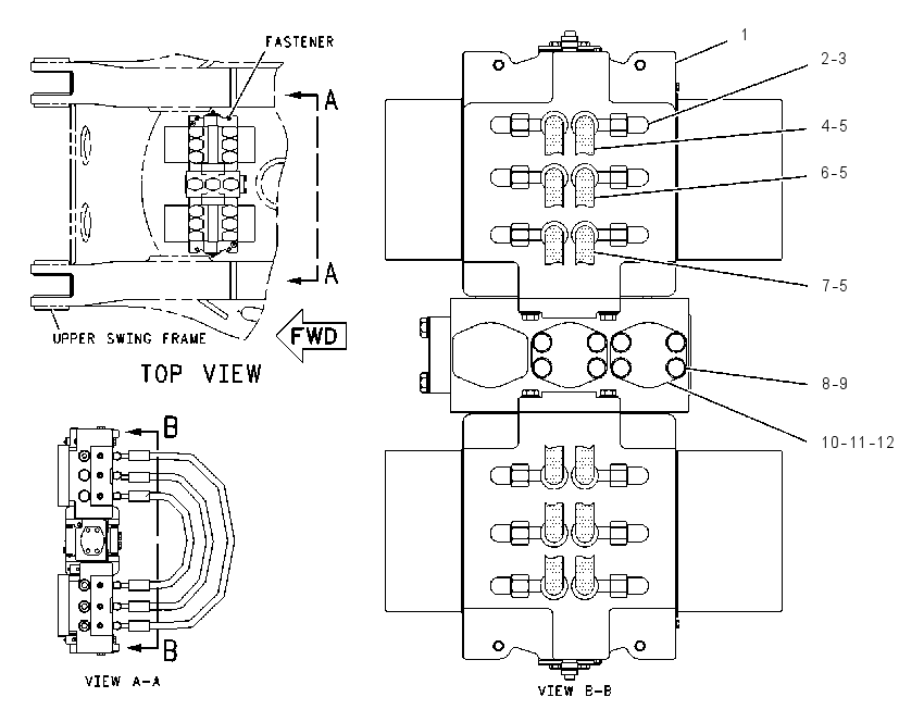 VALVE & LINES GP-IMPLEMENT 1116089 CAT