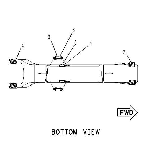 BOOM & BEARING AS-MASS EX 1155417 CAT