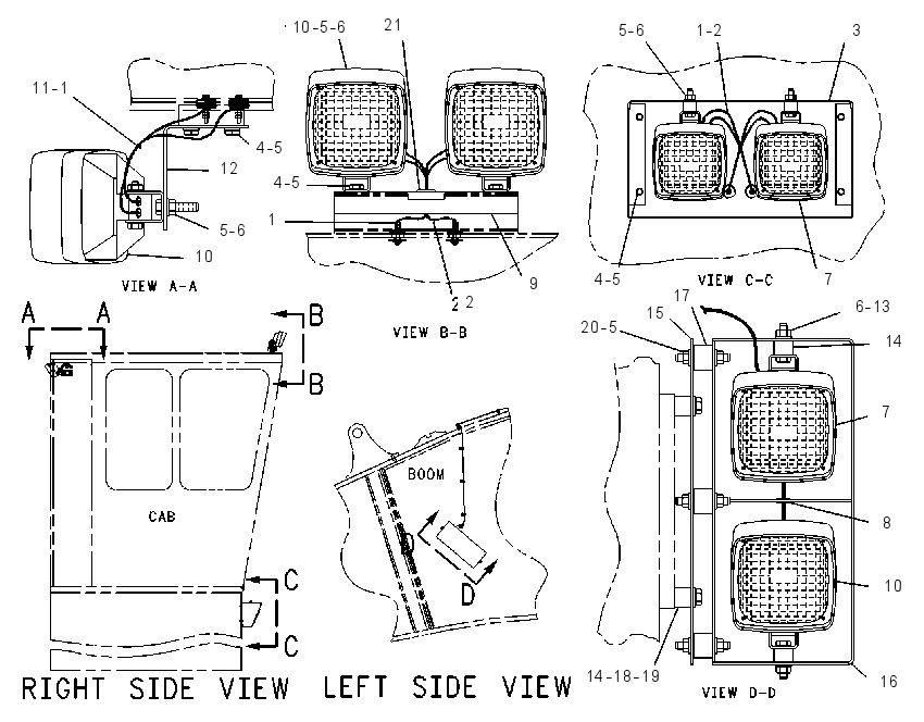 LIGHTING GP-MASS EXCAVATOR 1155526 CAT